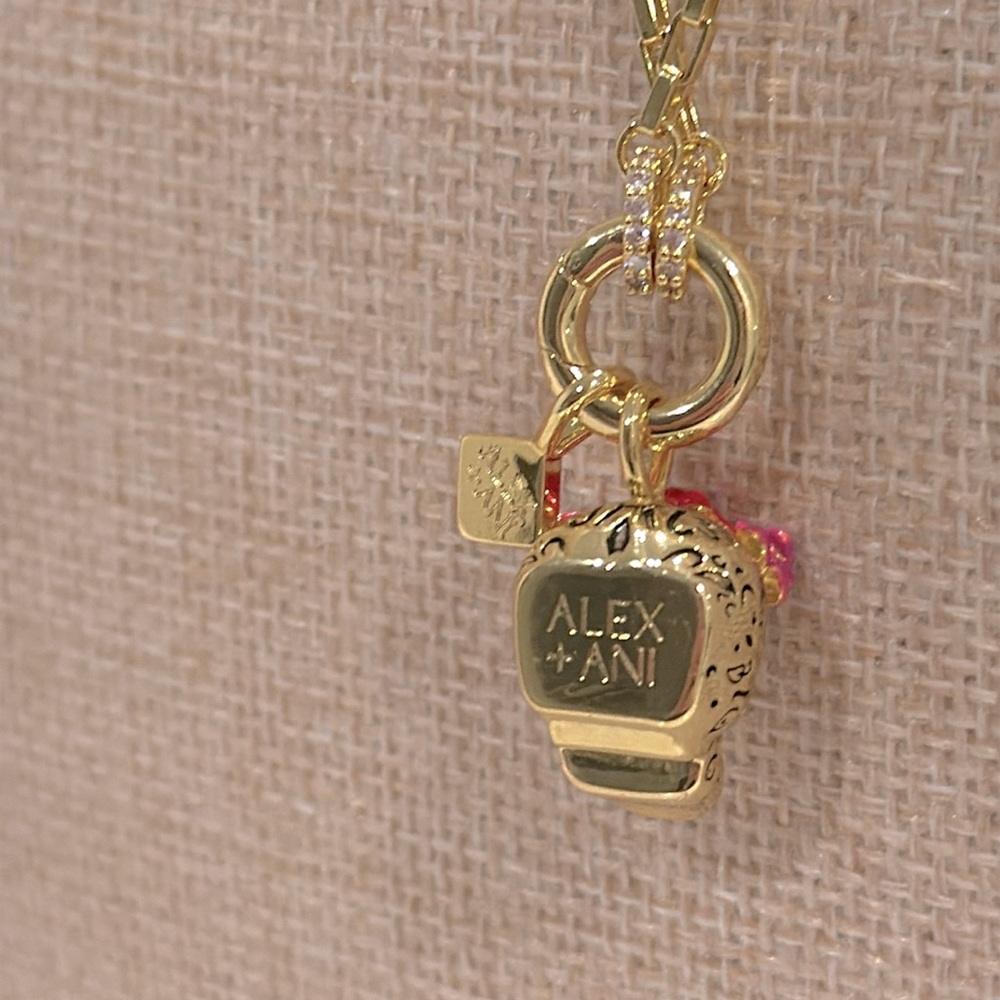 Alex and Ani Calavera Sugar Skull Gold Necklace - Picture 9 of 10